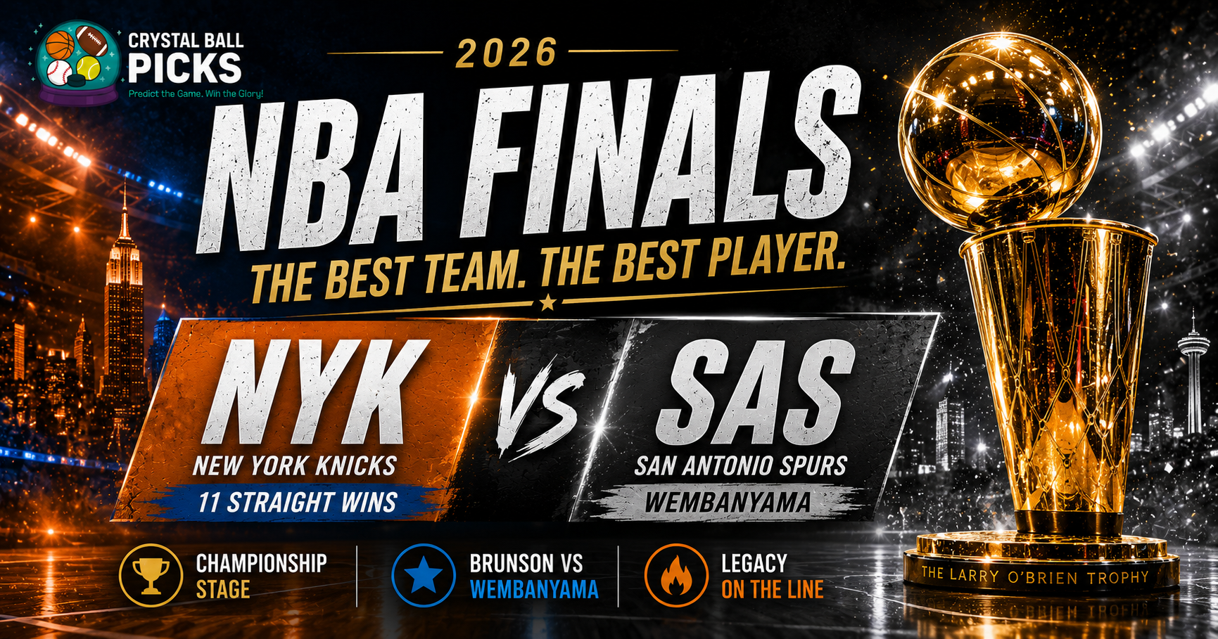 2026 NBA Finals Preview - New York Knicks vs San Antonio Spurs