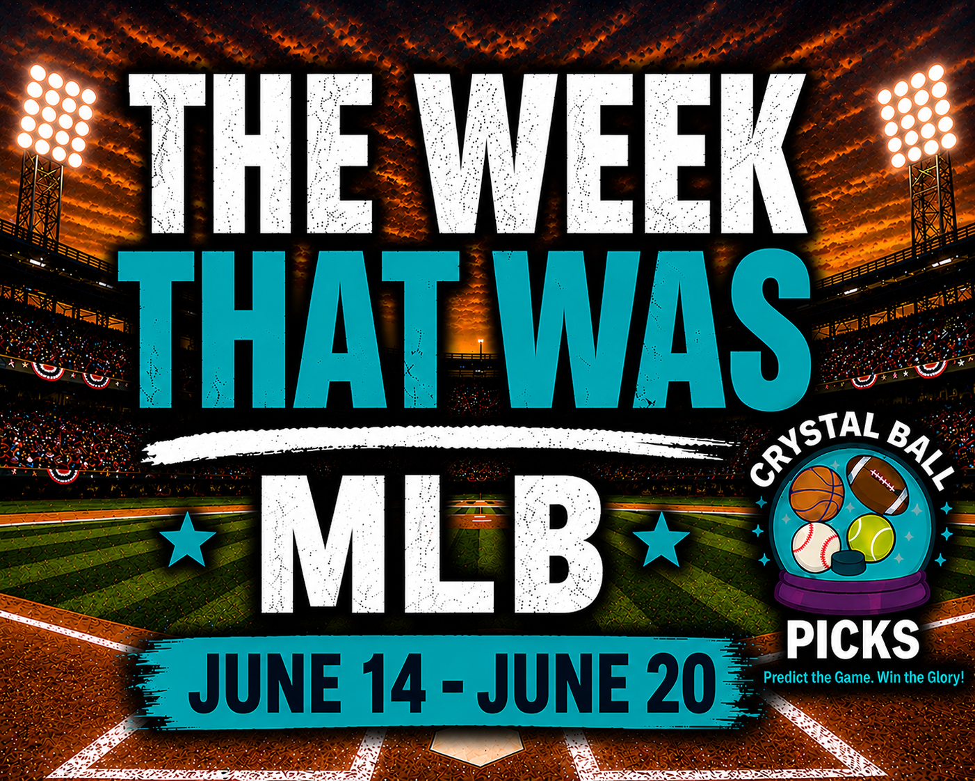 MLB Week That Was June 14-20 2026 featuring Bryce Harper cycle and Kyle Schwarber home run record